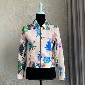 Zara Abstract Floral Jacket